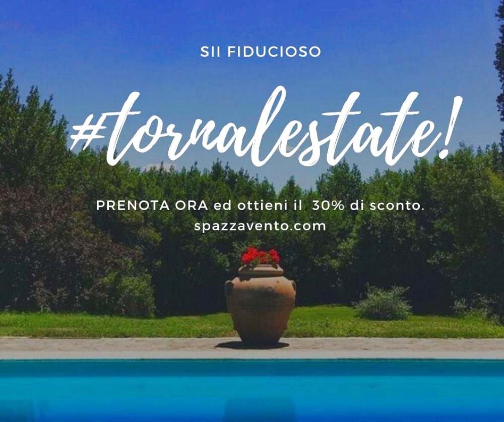 vacanze in Toscana 2021
Sconto del 30% sul tuo soggiorno